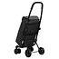 Go Four Boodschappentrolley  - Zwart - 43.5 liter - by Playmarket