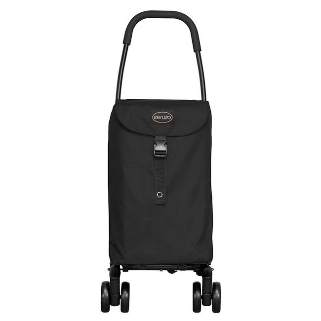 Go Four Boodschappentrolley  - Zwart - 43.5 liter - by Playmarket