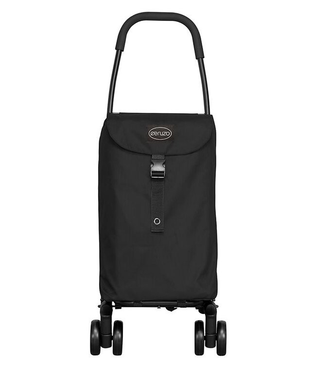 Go Four Boodschappentrolley  - Zwart - 43.5 liter - by Playmarket