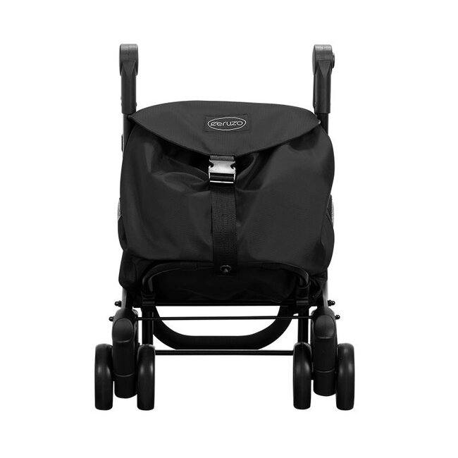 Go Four Boodschappentrolley  - Zwart - 43.5 liter - by Playmarket