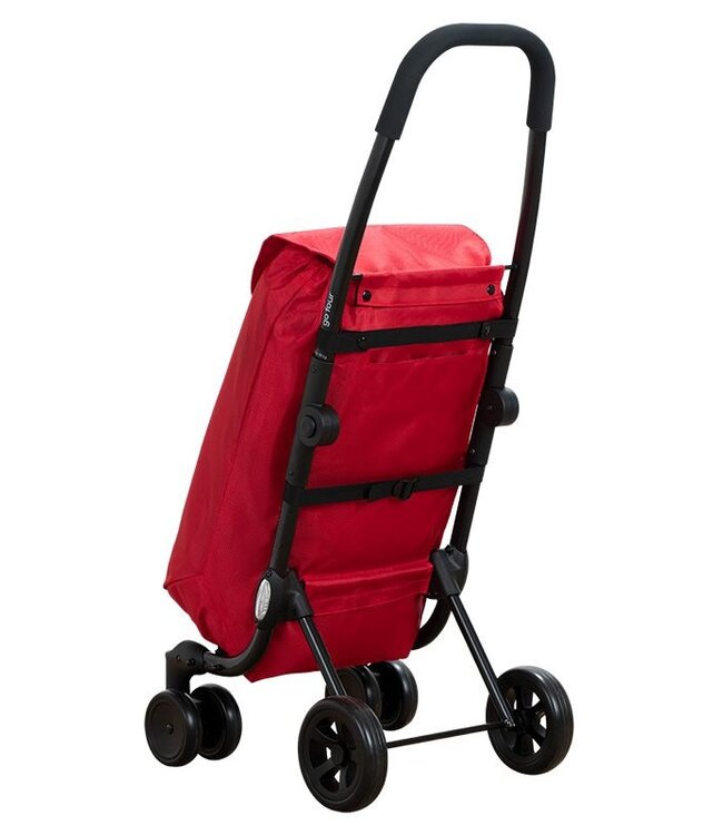 Go Four Shopping Trolley – Red, 43.5 Liters