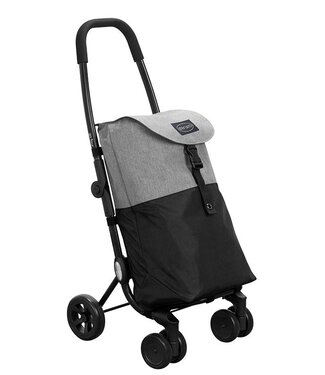 Ceruzo Go Four Boodschappentrolley – Grijs/Zwart