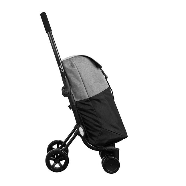 Playmarket Go Four Shopping Trolley - Gray/Black
