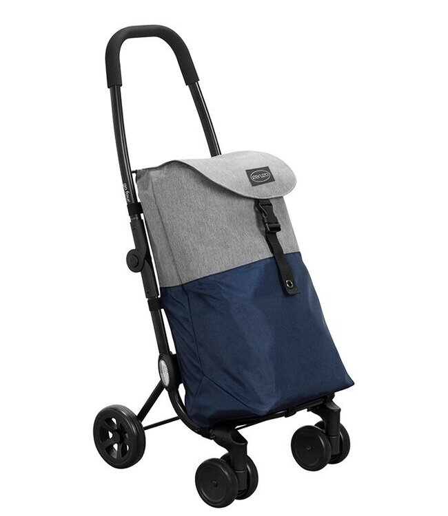 Go Four Boodschappentrolley – Blauw/Grijs
