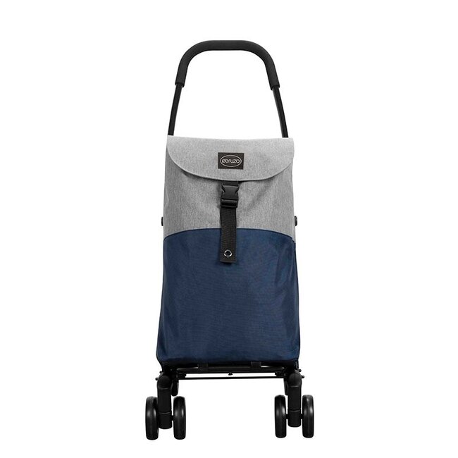 Go Four Boodschappentrolley – Blauw/Grijs