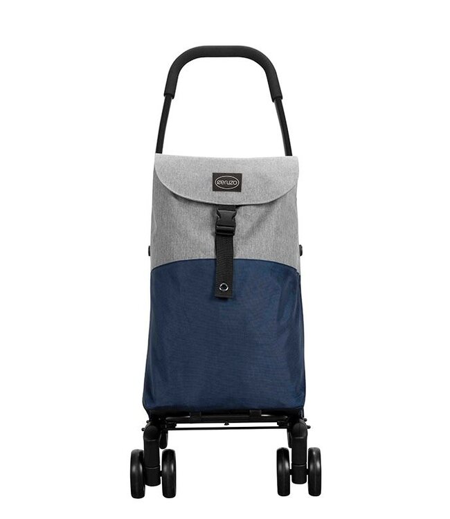 Go Four Boodschappentrolley – Blauw/Grijs