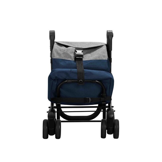 Go Four Boodschappentrolley – Blauw/Grijs