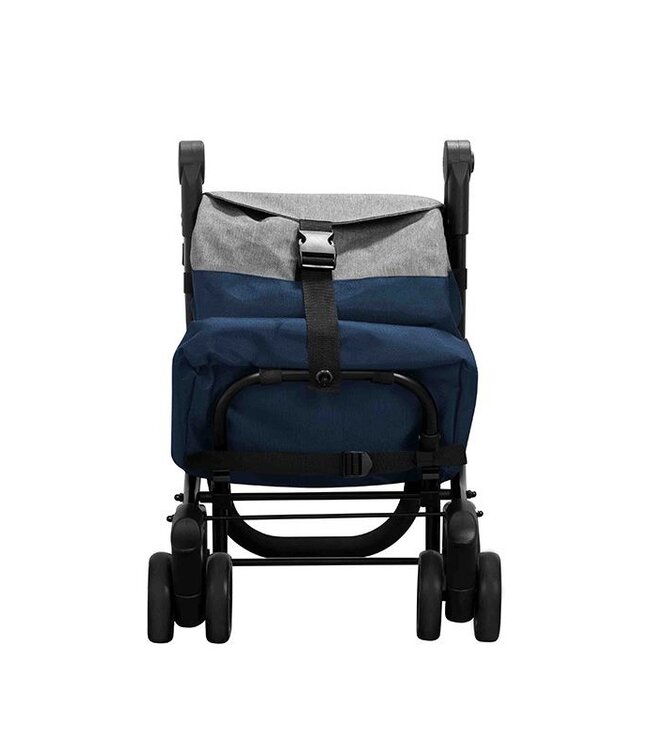 Go Four Boodschappentrolley – Blauw/Grijs