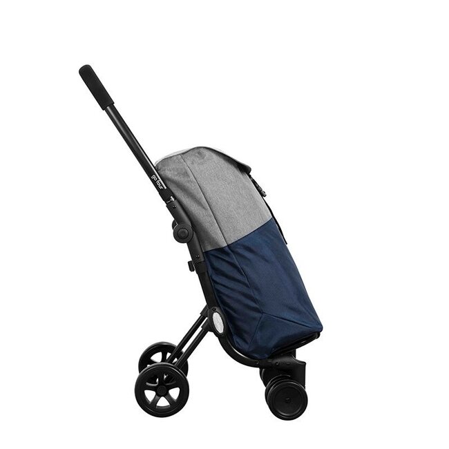 Go Four Boodschappentrolley – Blauw/Grijs