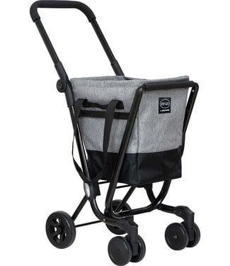 Playmarket Playmarket Easy Go Shopping Trolley – Black-Grey