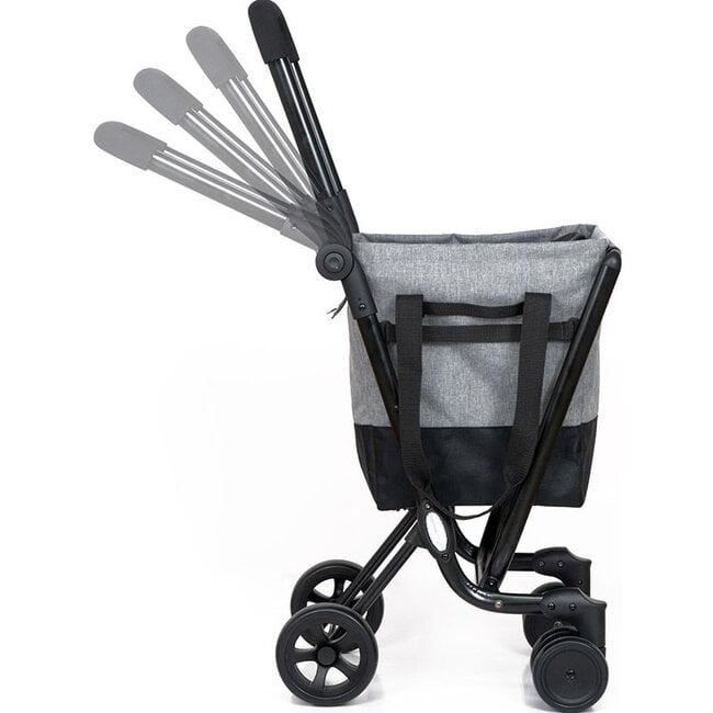 Playmarket Go Shopping Trolley - Black-Gray