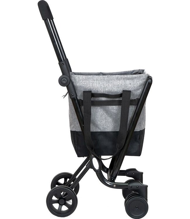 Playmarket Easy Go Shopping Trolley – Black-Grey