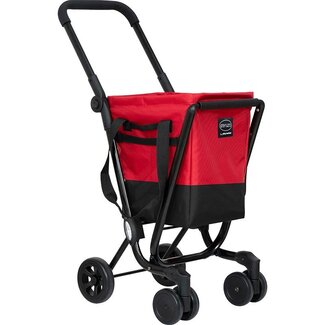 Playmarket Playmarket Easy Go Shopping Trolley – Black-Red