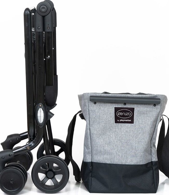 Playmarket Easy Go Shopping Trolley – Black-Red