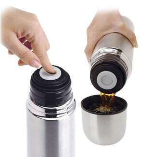 Excellent Houseware Bullet Thermos Flask 0.75 Liter - Stainless Steel