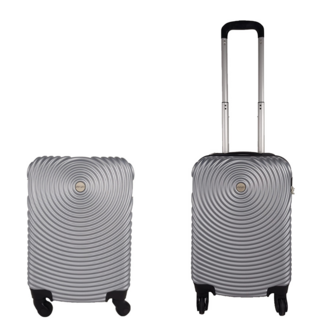 Ceruzo Hand Luggage Suitcase - 51.5 cm - Grey