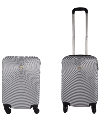 Ceruzo Handbagage Koffer - 51.5 cm - Grijs
