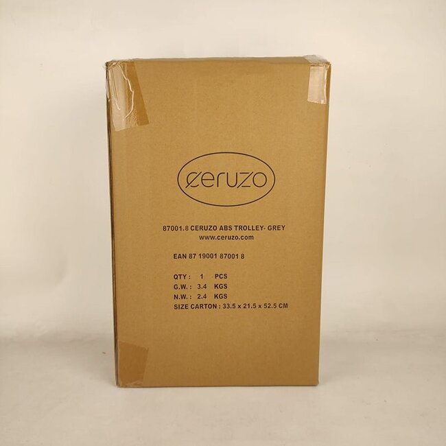 Handbagage Koffer - 51.5 cm - Grijs