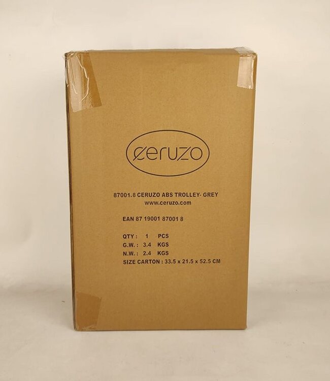 Hand Luggage Suitcase - 51.5 cm - Grey