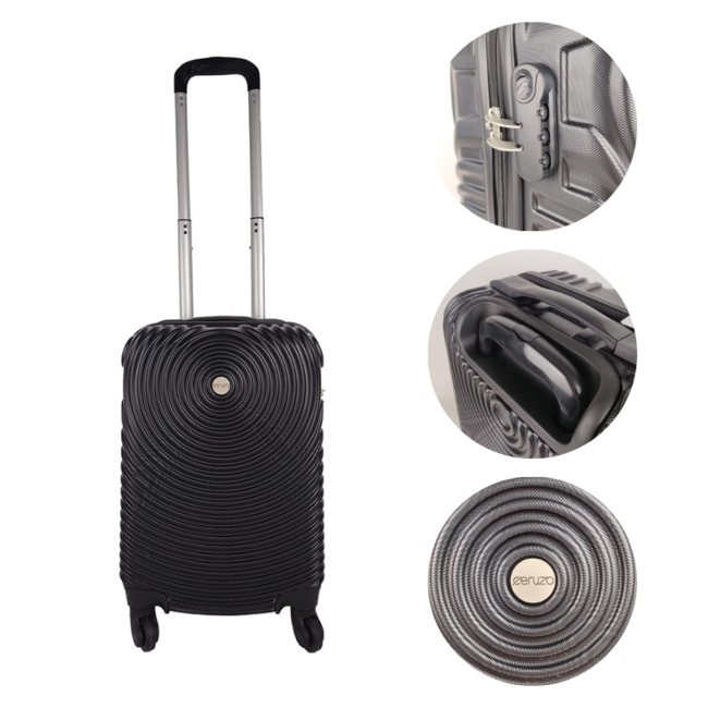 Handbagage Koffer - 51.5 cm - Zwart