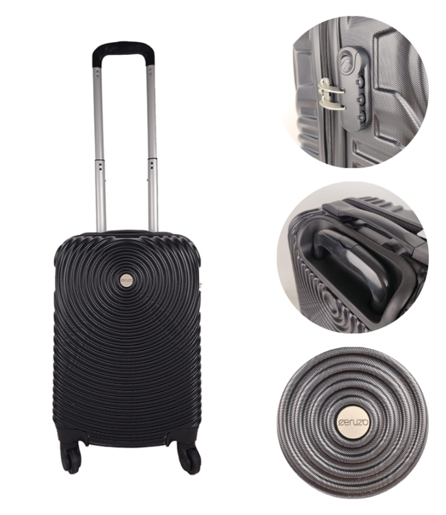 Handbagage Koffer - 51.5 cm - Zwart