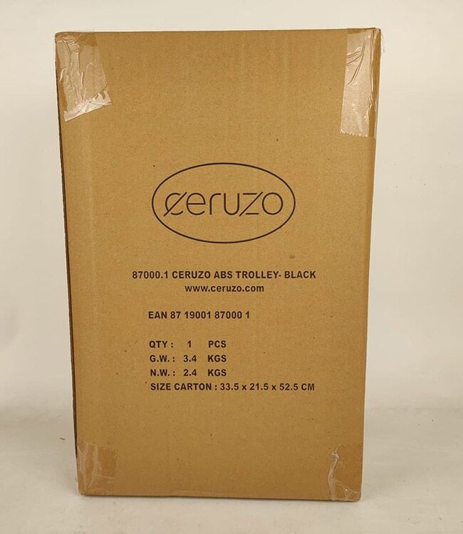 Handbagage Koffer - 51.5 cm - Zwart