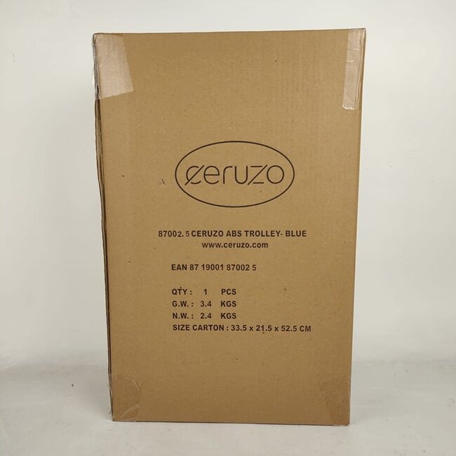 Hand Luggage Suitcase - 51.5 cm - Blue