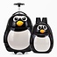 Hand Luggage Suitcase and Backpack - Penguin