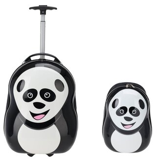 Hand Luggage Suitcase and Backpack - Panda