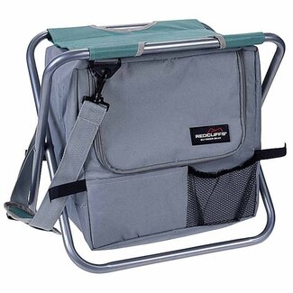 Redcliffs Foldable Stool with Cooler - Green