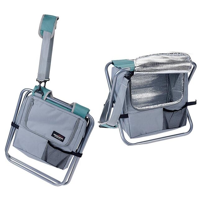 Vouwkruk met Koeltas - Blauw