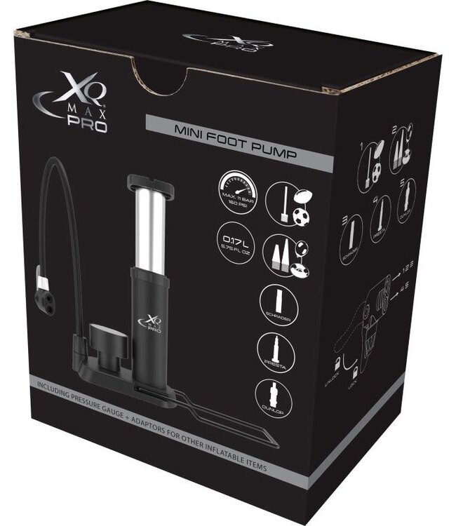 Pro Mini Foot Pump with Pressure Gauge