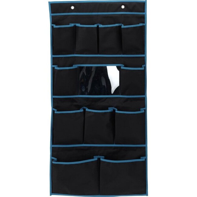 Tent Organizer with Mirror - 11 Pockets