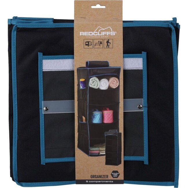 Tent Organizer - Hanging Organizer 5 Compartments