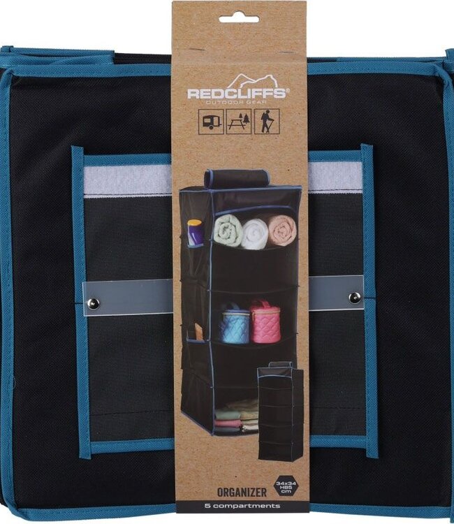 Tent Organizer - Hanging Organizer 5 Compartments