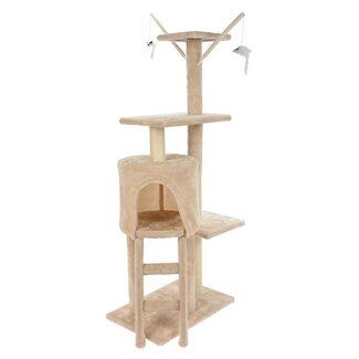 Cat scratching tower Beige
