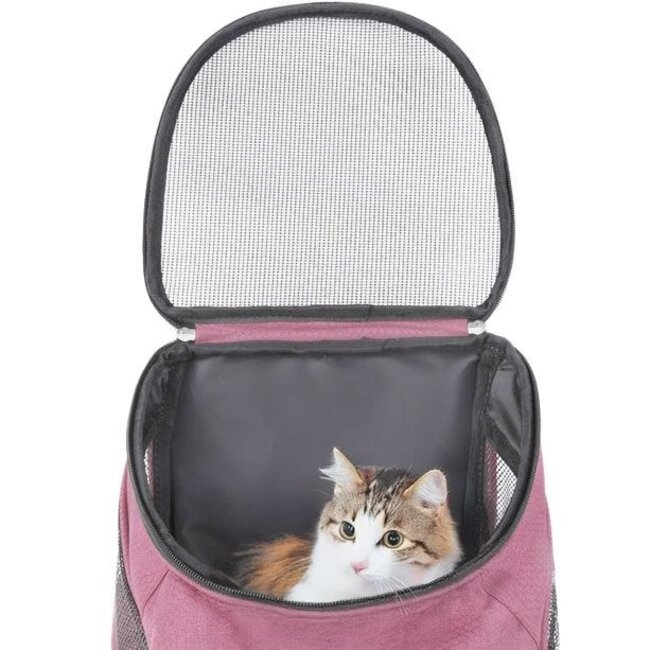 Dog Backpack - For Cats and Dogs up to 10 kg - Pink