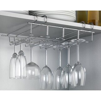 Metal Wine Glass Holder – Holds 12 Glasses