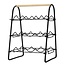Metal Wine Rack – Holds 9 Bottles