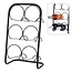 Metal Wine Rack – Holds 6 Bottles