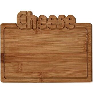 Excellent Houseware Bambus-Schneidebrett - Käse - 25 × 17 cm