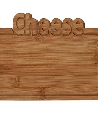 Excellent Houseware Bamboe snijplank -Cheese - 25x17cm