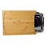 Bamboo Cutting Board with Stainless Steel