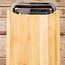 Bamboo Cutting Board with Stainless Steel