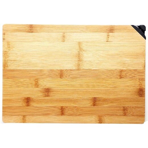 Bergner Bamboo Cutting Board with Knife Sharpener