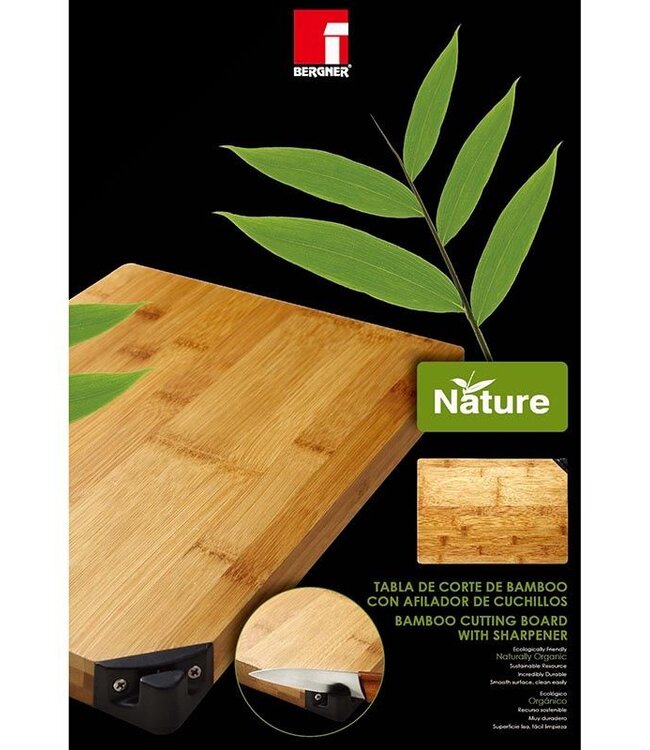 Bamboe Snijplank met Messenslijper