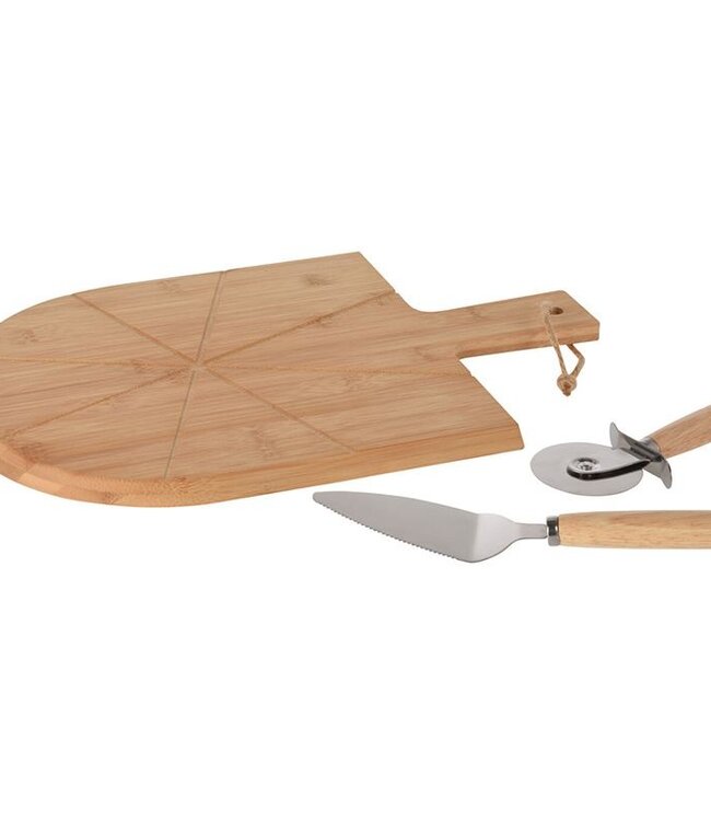 Pizza Snijplank - inclusief Snijder en Spatel