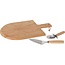 Pizza Cutting Board - includes Cutter and Spatula