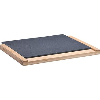 Masterpro Masterpro Slate Cutting Board - with Bamboo Holder