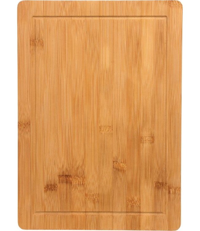 Messenset met Snijplank - 4-delig - Bamboe